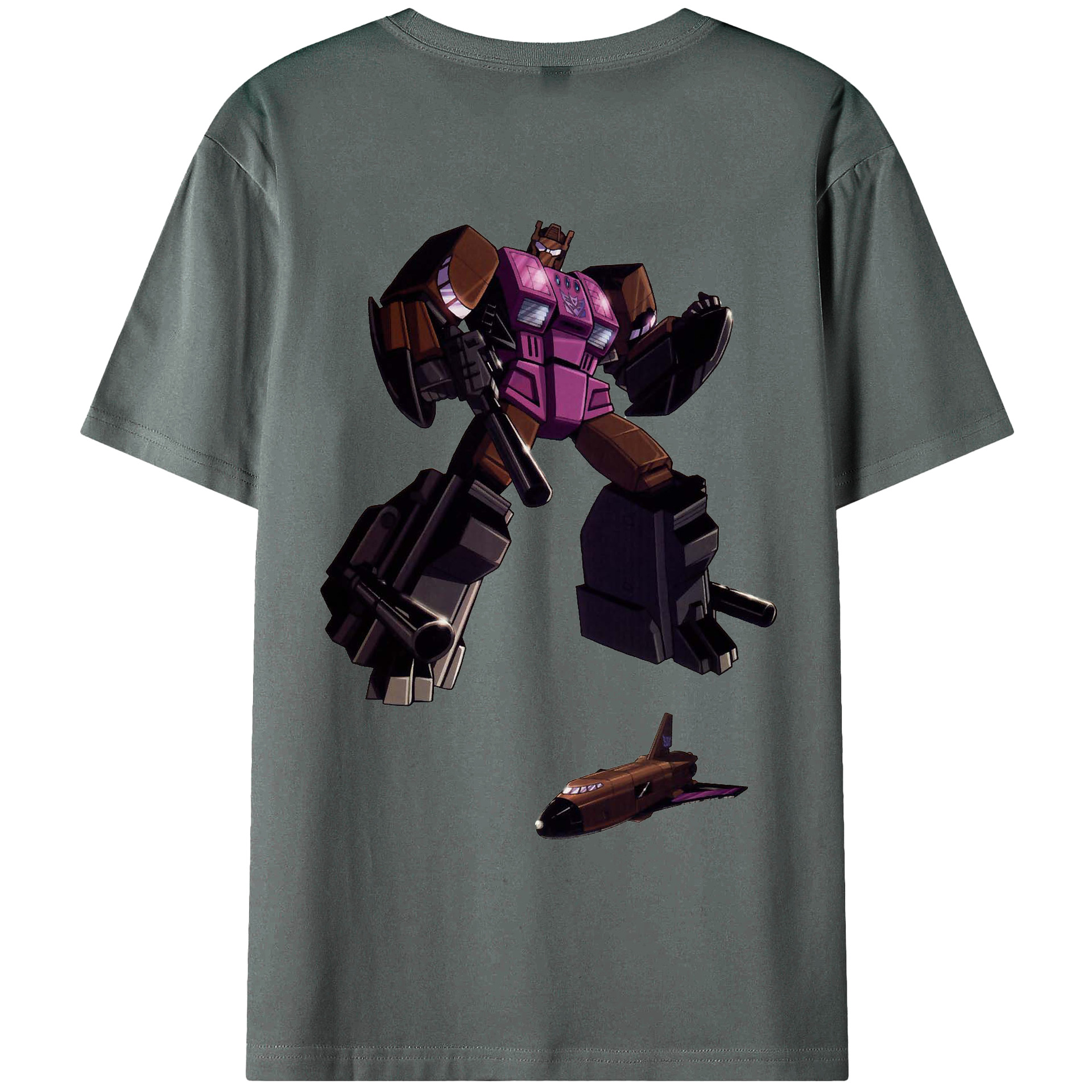 （画像用）  綿100％ メンズ半袖Tシャツ（バックプリント） 通気性